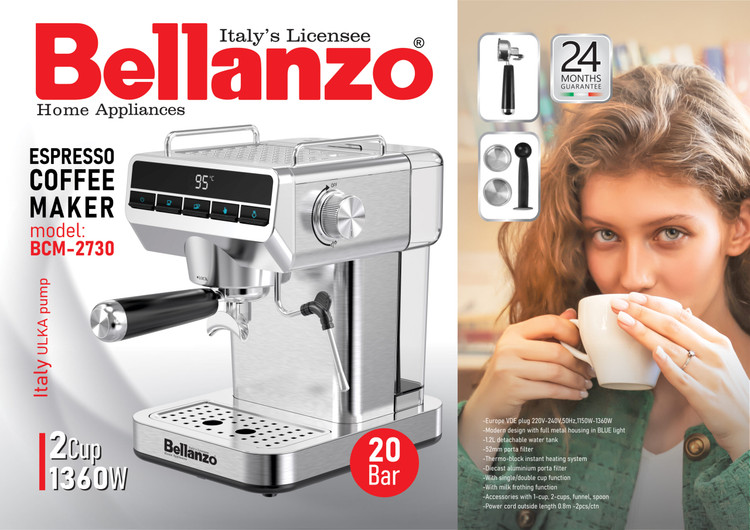 اسپرسوساز بلانزو مدل BCM-2730