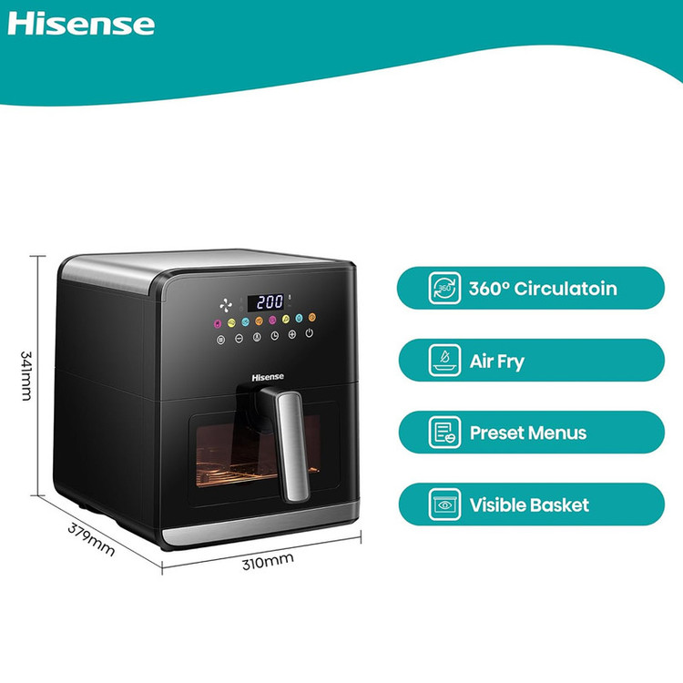 سرخ کن بدون روغن هایسنس دلوکس کالا