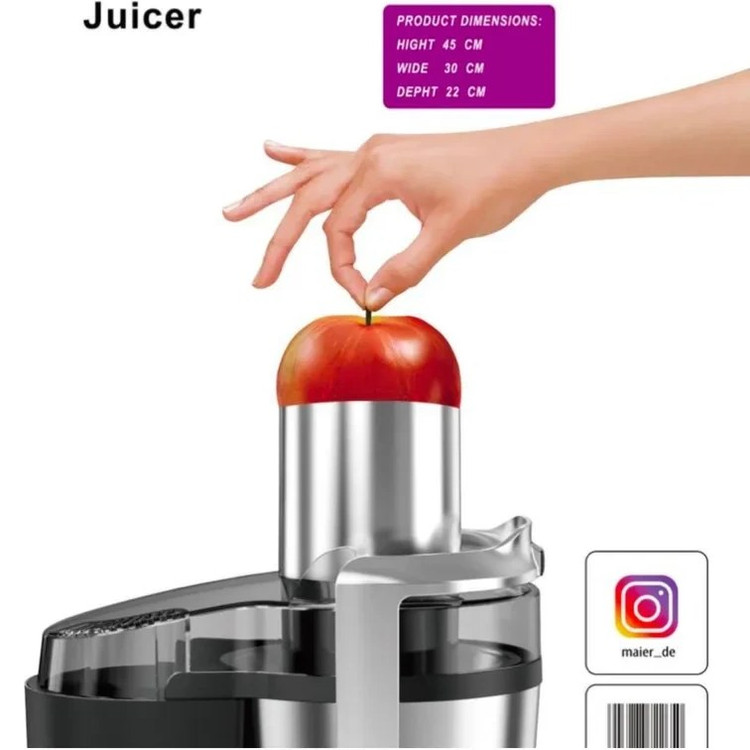 آبمیوه گیری تک کاره دیجیتال رنگی مایر مدل MR277