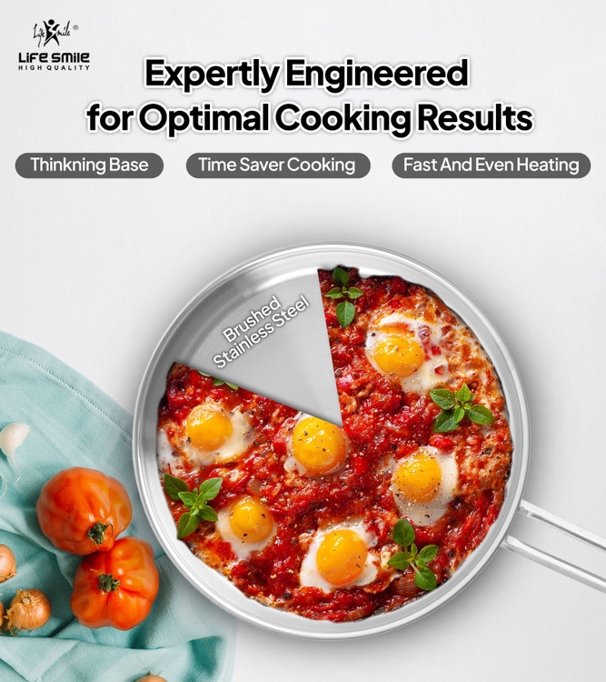 تابه استیل تک لایف اسمایل lifesmile