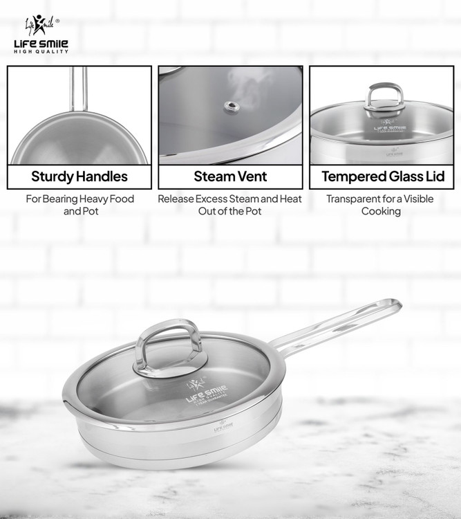 تابه استیل تک لایف اسمایل lifesmile