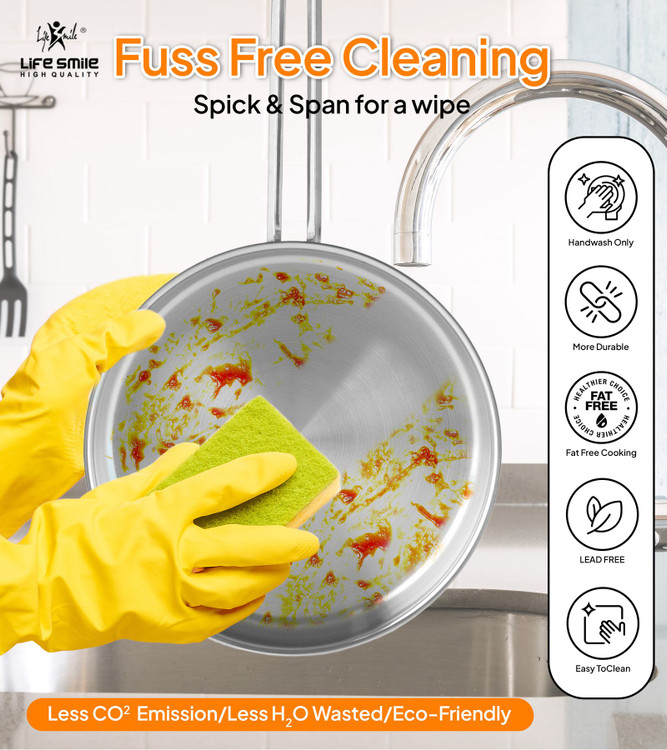 تابه استیل تک لایف اسمایل lifesmile