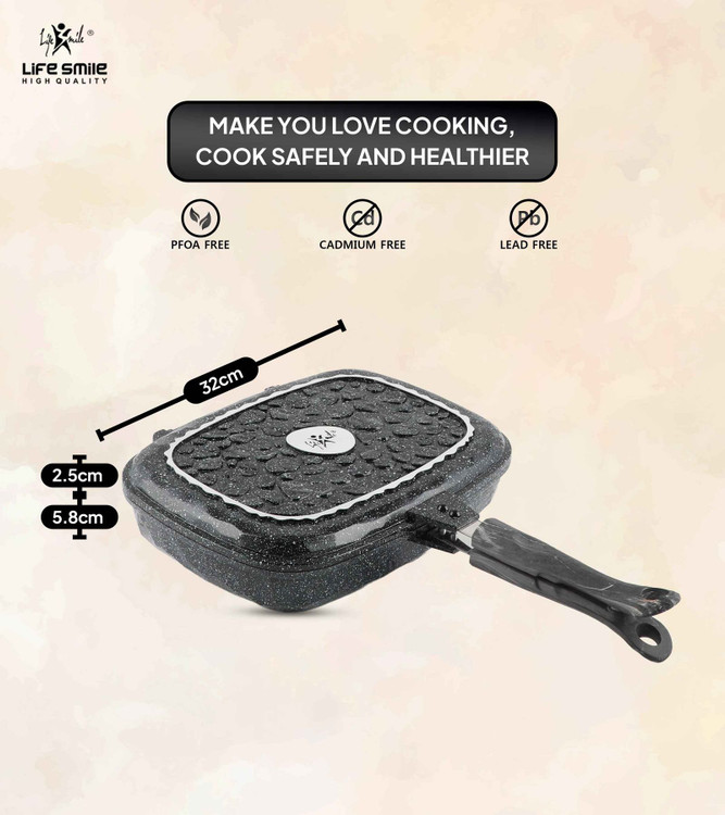 تابه دو طرفه رژیمی لایف اسمایل lifesmile