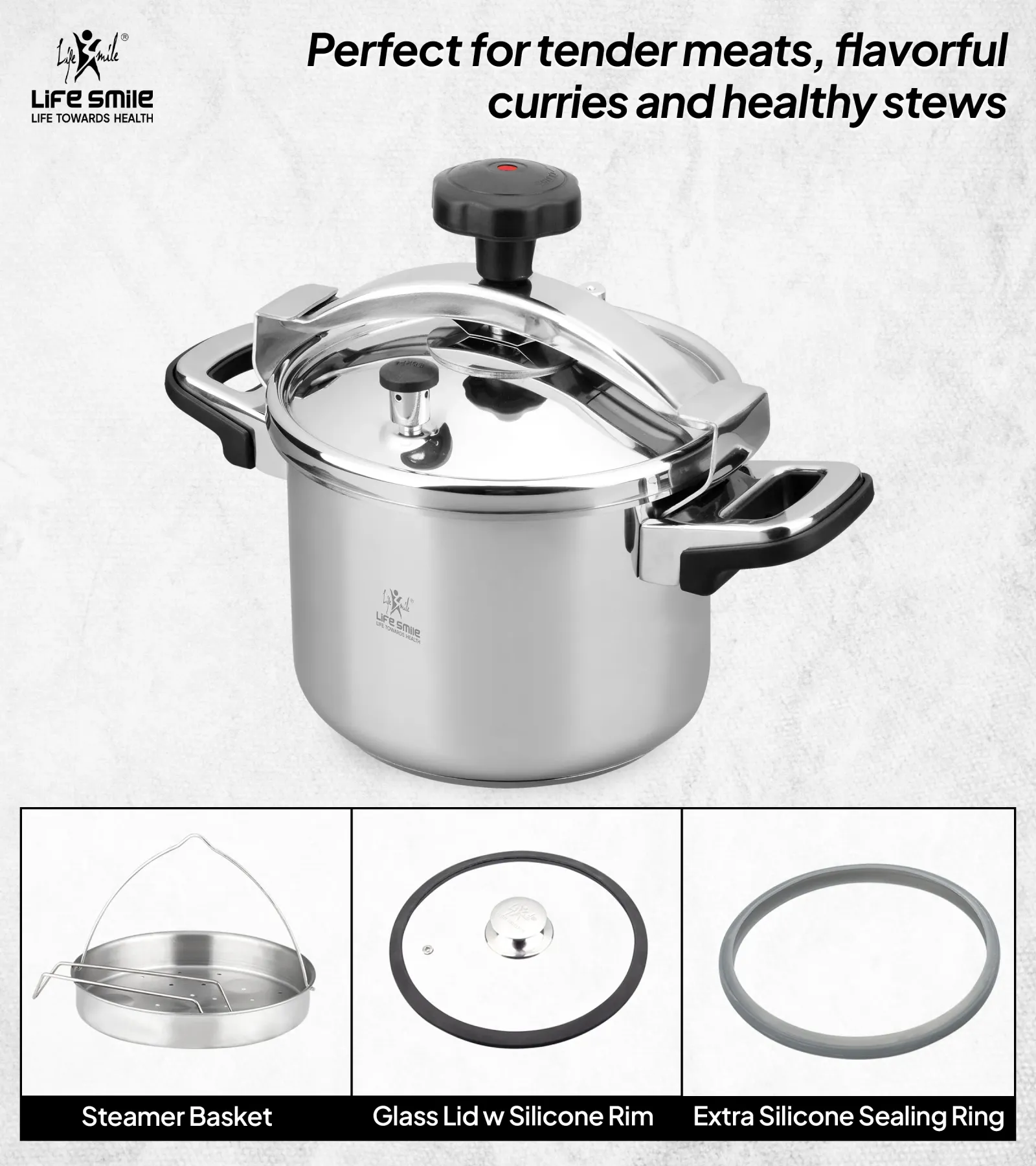 زودپز دو کاره لایف اسمایل مدل ZDS-1-10M