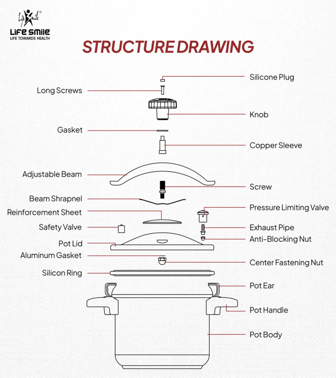 زودپز دو کاره لایف اسمایل مدل ZDS-1-10M