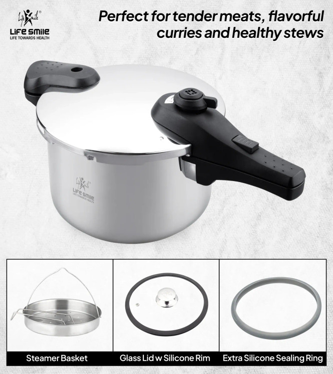 زودپز دو کاره لایف اسمایل 4 لیتری مدل ZDS-2-4L