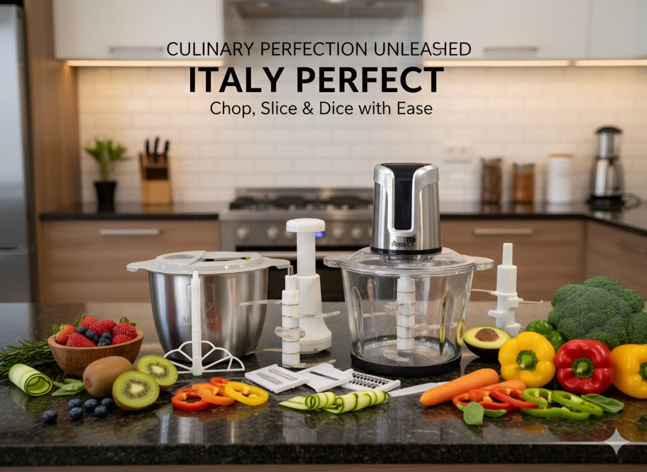 خردکن دوقلو  دیجیتال 3لیتری  پرفکت ایتالیا