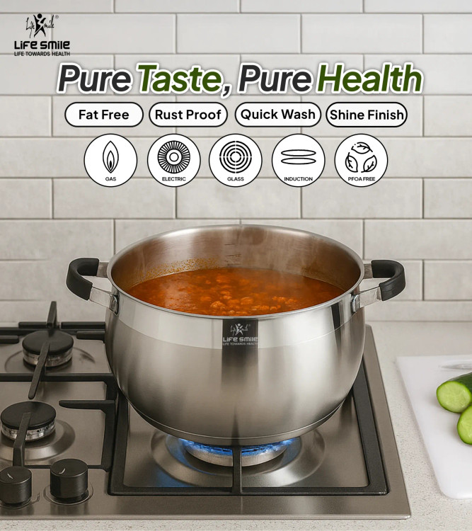 سرویس قابمه 6 پارچه استیل لایف اسمایل مدل LIFEP22