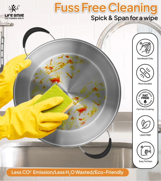 سرویس قابمه 6 پارچه استیل لایف اسمایل مدل LIFEP22