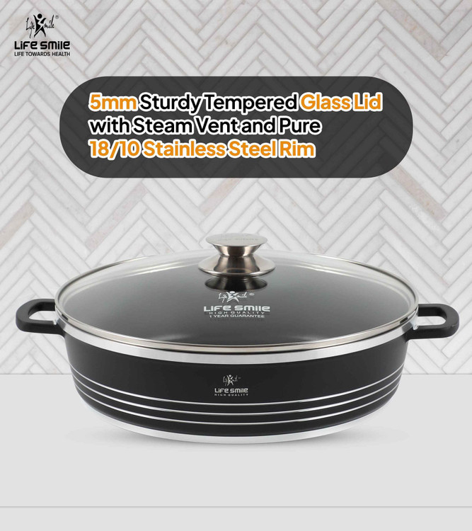 انواع تابه تک سرامیک لایف اسمایل lifesmile مدل LUSHR