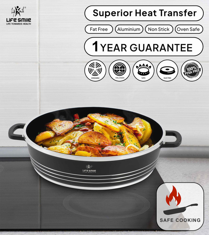 انواع تابه تک سرامیک لایف اسمایل lifesmile مدل LUSHR