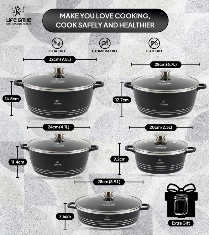 سرویس قابلمه سرامیک لایف اسمایل lifesmile